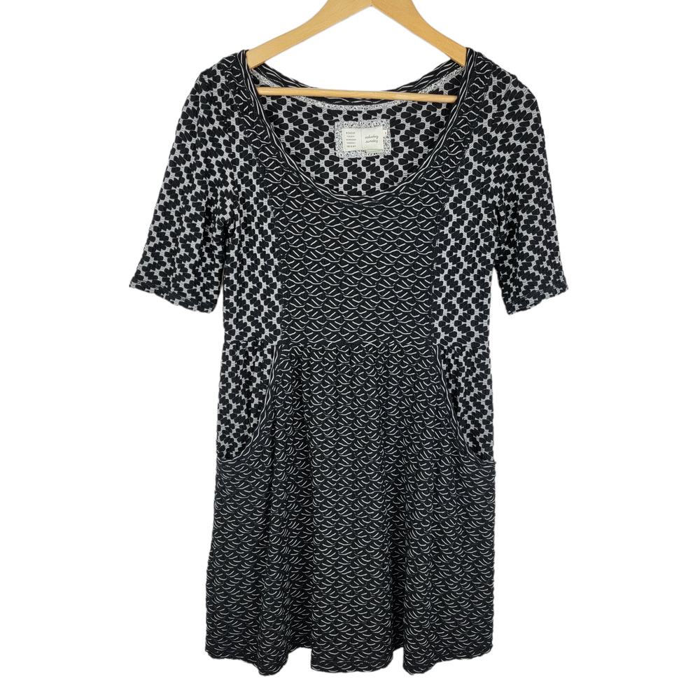 Anthropologie Saturday Sunday Chevron Panel Textured Dress  MP